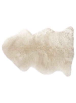 Deko Lammfell weiss ca. 115 cm x 70 cm Fellteppich...