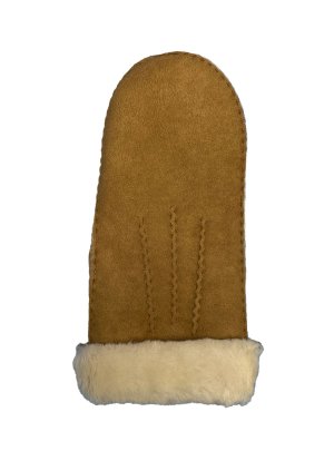 Lammfell Handschuhe Arber echtes Merinolamm für Damen und Herren, Fäustlinge, Fausthandschuhe in Premiumqualität aus spanischem Merino camel 10