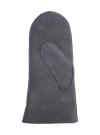 Lammfell Handschuhe Arber echtes Merinolamm für Damen und Herren, Fäustlinge, Fausthandschuhe in Premiumqualität aus spanischem Merino grau