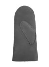 Lammfell Handschuhe Arber echtes Merinolamm für Damen und Herren, Fäustlinge, Fausthandschuhe in Premiumqualität aus spanischem Merino grau