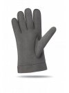 Fingerhandschuhe Hochstein echt Lammfell für Damen und Herren, Handschuhe in Premiumqualität aus Baby Curly Merinolamm handgenäht grau 7
