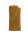 Fingerhandschuhe Hochstein echt Lammfell für Damen und Herren, Handschuhe in Premiumqualität aus Babycurly Merino handgnäht camel 8 1/2