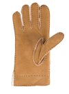 Fingerhandschuhe Hochstein echt Lammfell für Damen und Herren, Handschuhe in Premiumqualität aus Babycurly Merino handgnäht camel 10