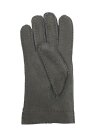 Fingerhandschuhe Hochstein echt Lammfell für Damen und Herren, Handschuhe in Premiumqualität aus Baby Curly Merinolamm handgenäht grau 10