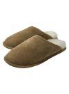 Lammfellpantoffel, Hausschuhe aus echtem Lammfell mit weicher Ledersohle, Slipper Rohn-Moden Molly  beige 36/37