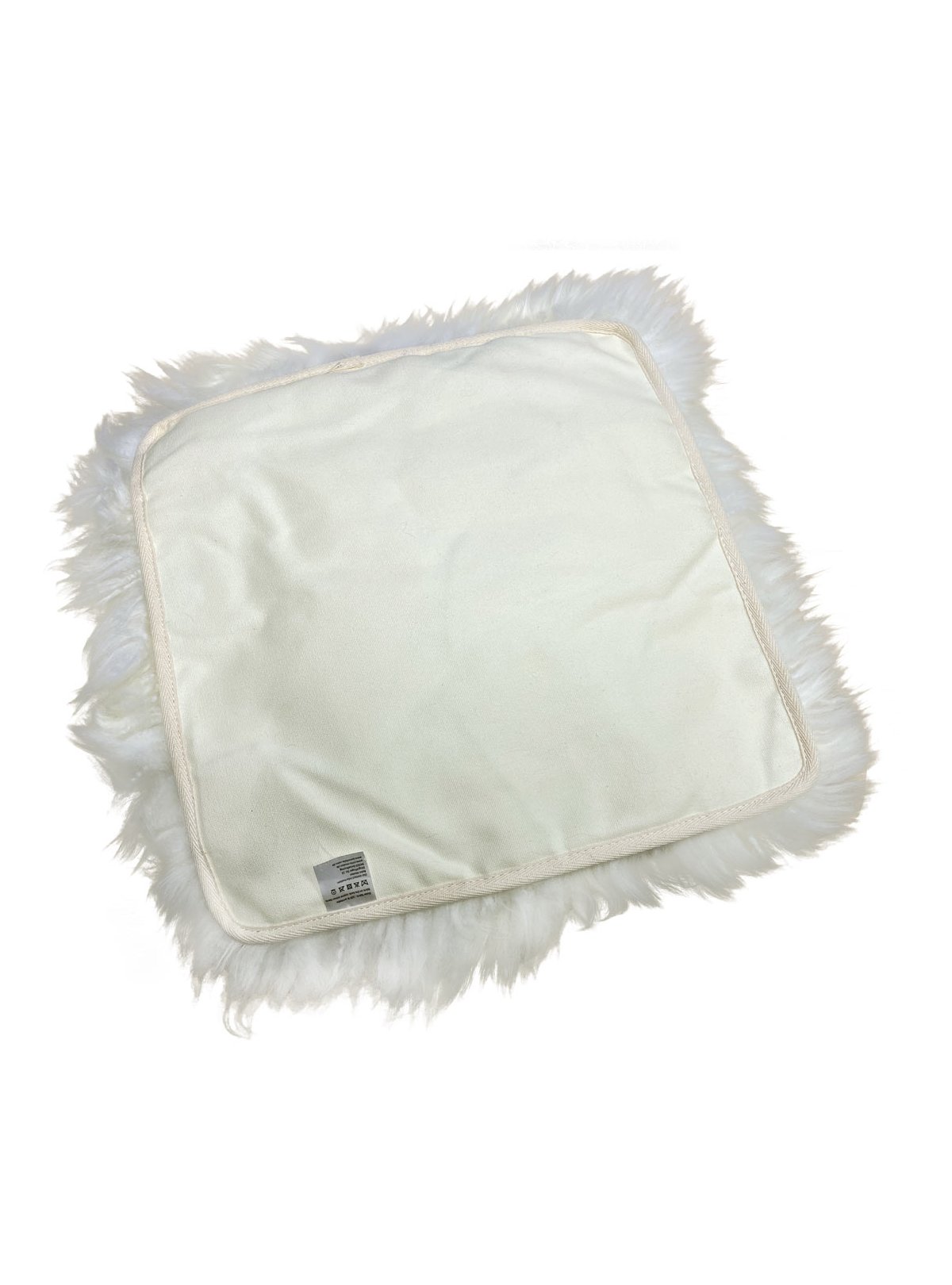 Luxus Soft Faux Schaffell Stuhl Bezug Sitzkissen Pad Plüsch Fell Bereich  Teppiche kompatibel mit Schlafzimmer, 2ft x 3ft, Weiß