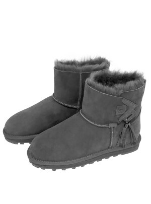 Rohn Lammfell Boots für Damen, Winterstiefel...