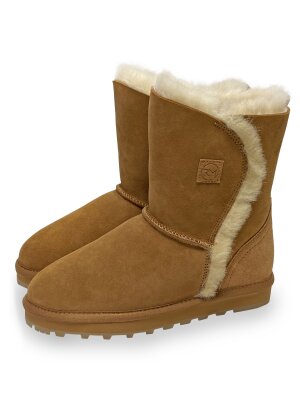 Rohn Lammfell Boots f&uuml;r Damen, Winterstiefel...