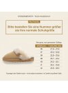 Pantoffel Slipper Hausschuhe Rohn echt Lammfell Talea beige