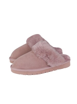 Slipper Pantoffel Hausschuhe echt Lammfell Rohn Talea rose