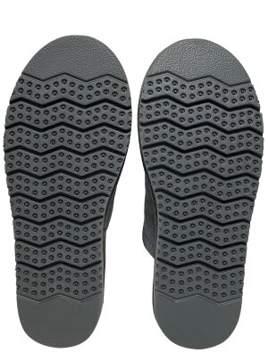 Pantoffel Loisl für Herren, Slipper Hausschuhe echt Lammfell Rohn grau 41