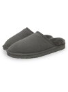 Pantoffel Loisl für Herren, Slipper Hausschuhe echt Lammfell Rohn grau 41