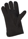 Fingerhandschuhe Hochstein echt Lammfell für Damen und Herren, Handschuhe in Premiumqualität aus Baby Curly Merinolamm handgenäht anthrazit dunkelgrau schwarz 9