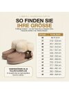 Lammfell Hausschuhe Puffin mit EVA Sohle  aus echtem Fell beige