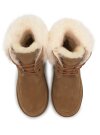 Rohn Lammfell Boots für Damen und Herren, Winterstiefel Skara braun 39