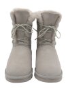 Lammfell Boots für Damen, Winterstiefel Oslo hellgrau 37
