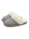 Rohn Pantoffel Alpaka Hausschuhe Peru echtes Alpaka Fell grau 38