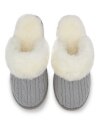 Rohn Pantoffel Alpaka Hausschuhe Peru echtes Alpaka Fell grau 42