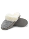 Rohn Pantoffel Alpaka Hausschuhe Peru echtes Alpaka Fell grau 42