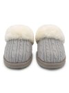 Rohn Pantoffel Alpaka Hausschuhe Peru echtes Alpaka Fell grau 42
