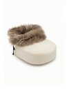 Fußwärmer Fußsack echt Lammfell beige