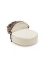 Fußwärmer Fußsack echt Lammfell beige