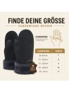 Lammfell Fausthandschuh Nepal für Damen Herren aus echtem Lammfell anthrazit